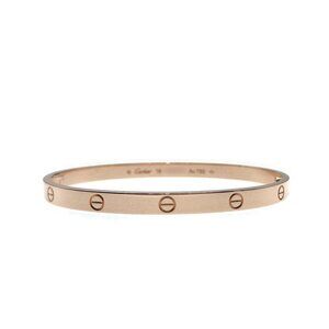 Cartier Love Bracelet 18K Rose Gold Medium Size 18